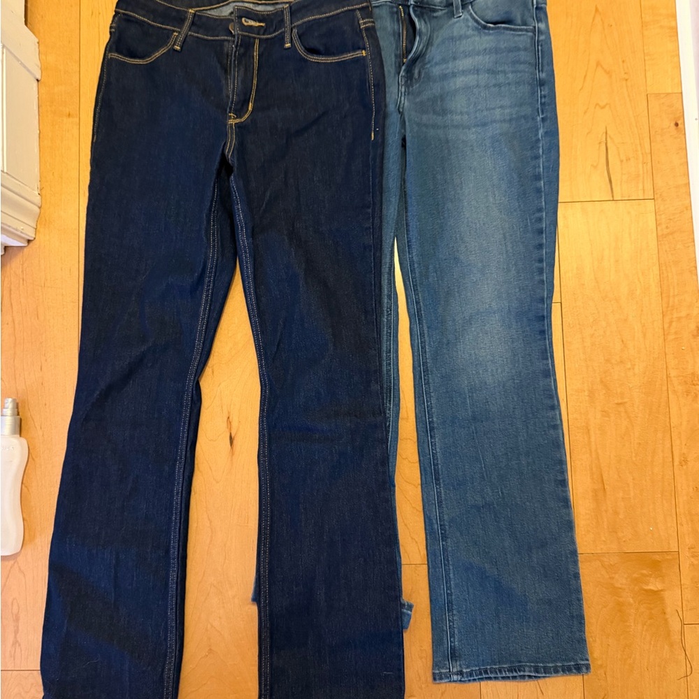 Old Navy Women's Two-Tone Boot Cut Jeans